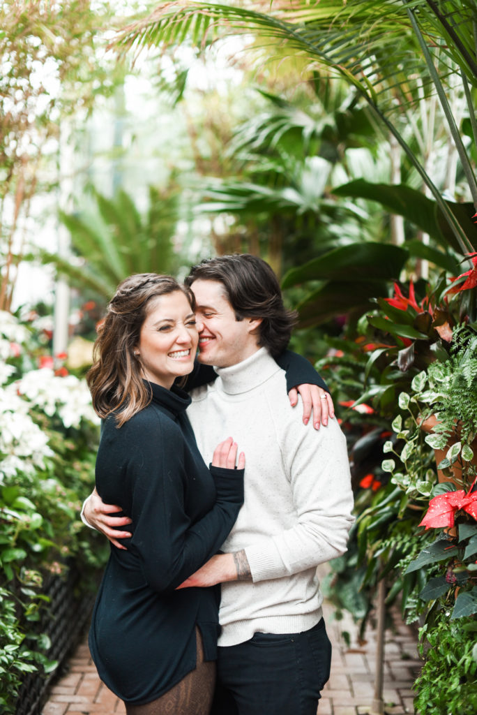 Christmas engagement at Biltmore Estate