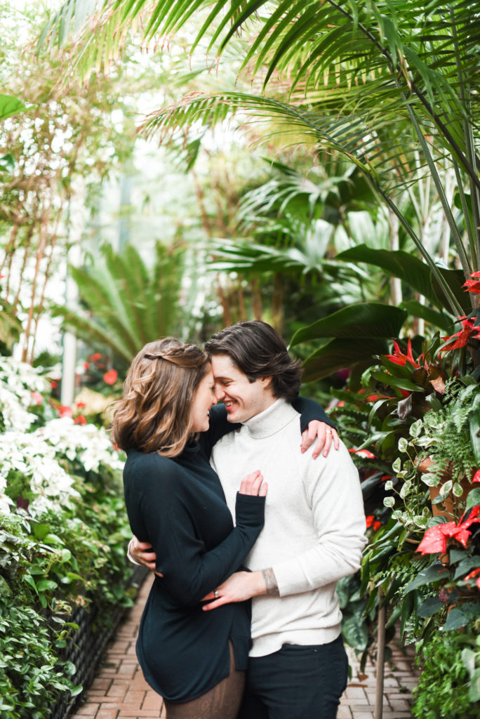 Christmas engagement at Biltmore Estate