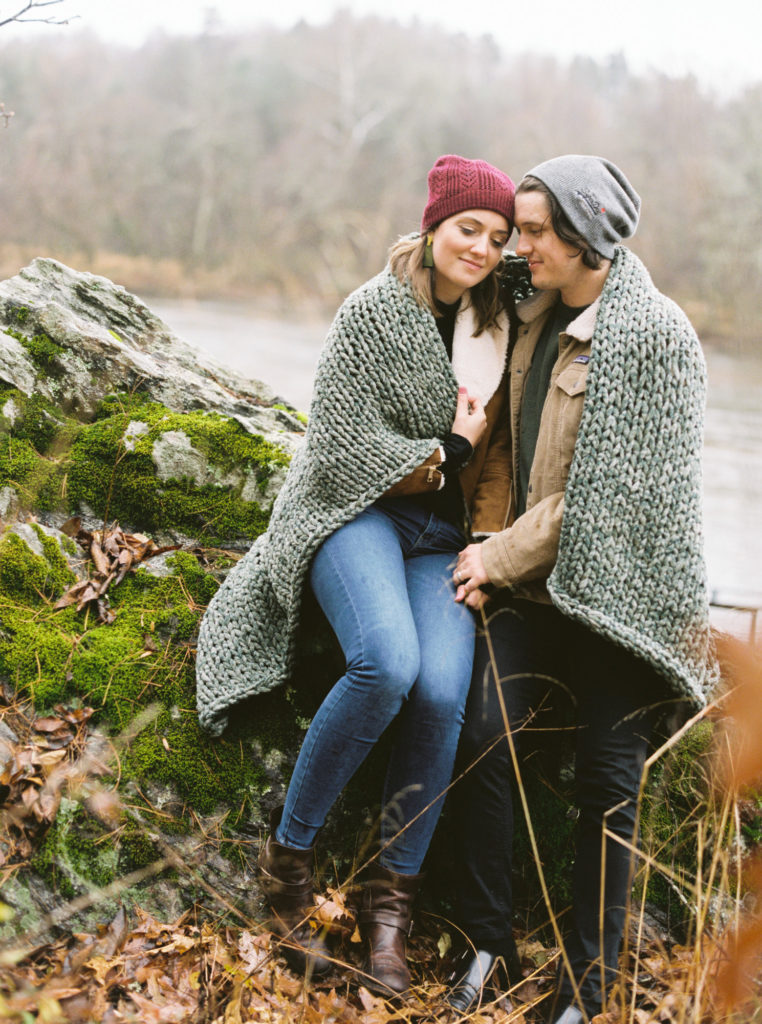 engagement photo at Biltmore estate