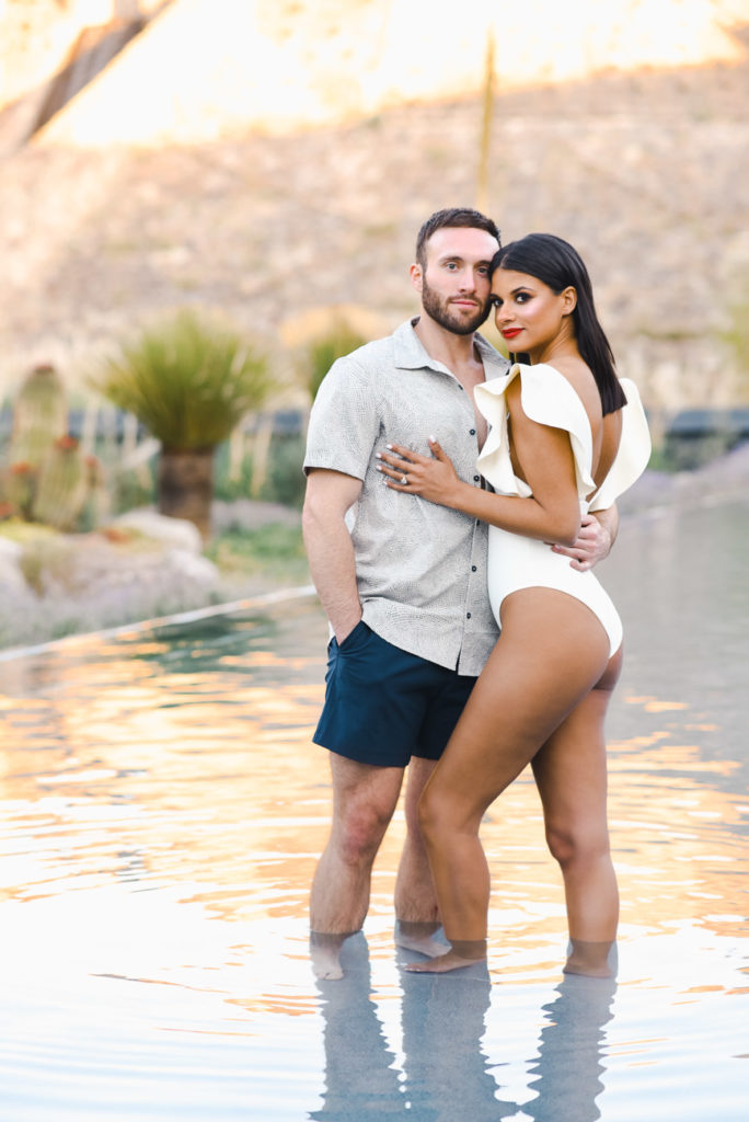 Live Aqua San Miguel pool engagement photo