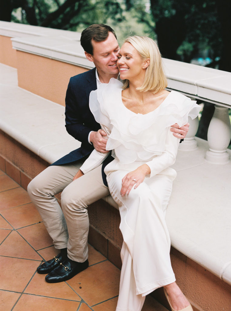 Engagement Session Photo at Rosewood Mansion